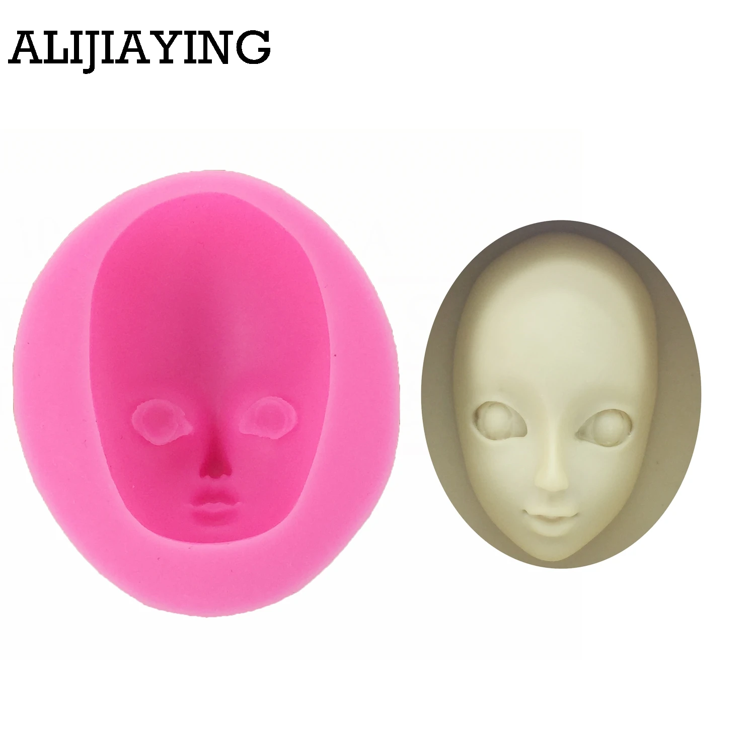 M0947 Girl Face Silicone Mold Fondant Mould Cake Decorating Tools