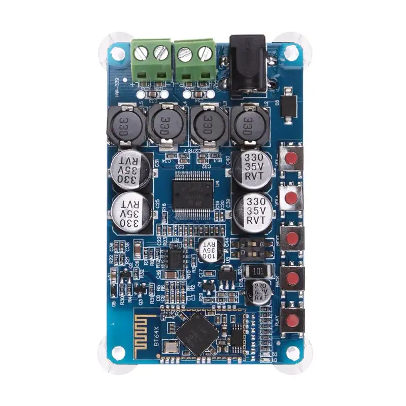 

TDA7492P Bluetooth 4.2 CSR AudioReceiver Digital Amplifier Board 2x50W for 4/6/8/16 Ohm Speakers Module Parts Component