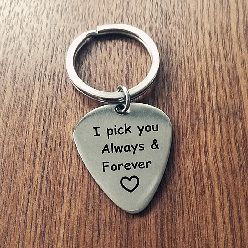 Custom Keychain I Pick You Always Forever, Fathers Day