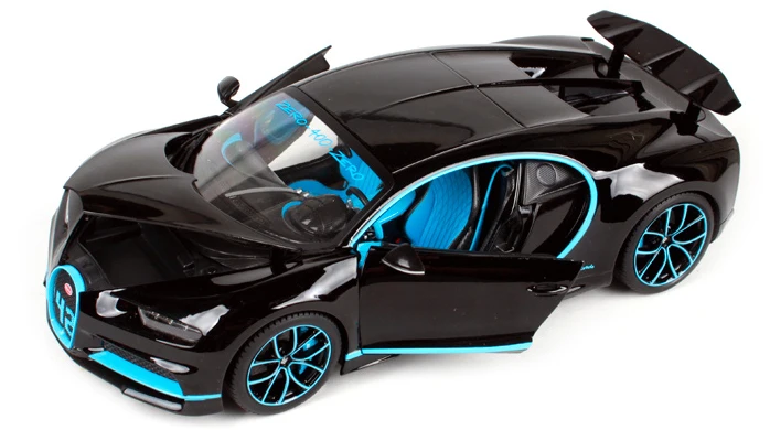 1:18 Bugatti Chiron литая под давлением модель родстер автомобиль с оригинальной коробкой Детский Рождественский подарок Модель автомобиля игрушки