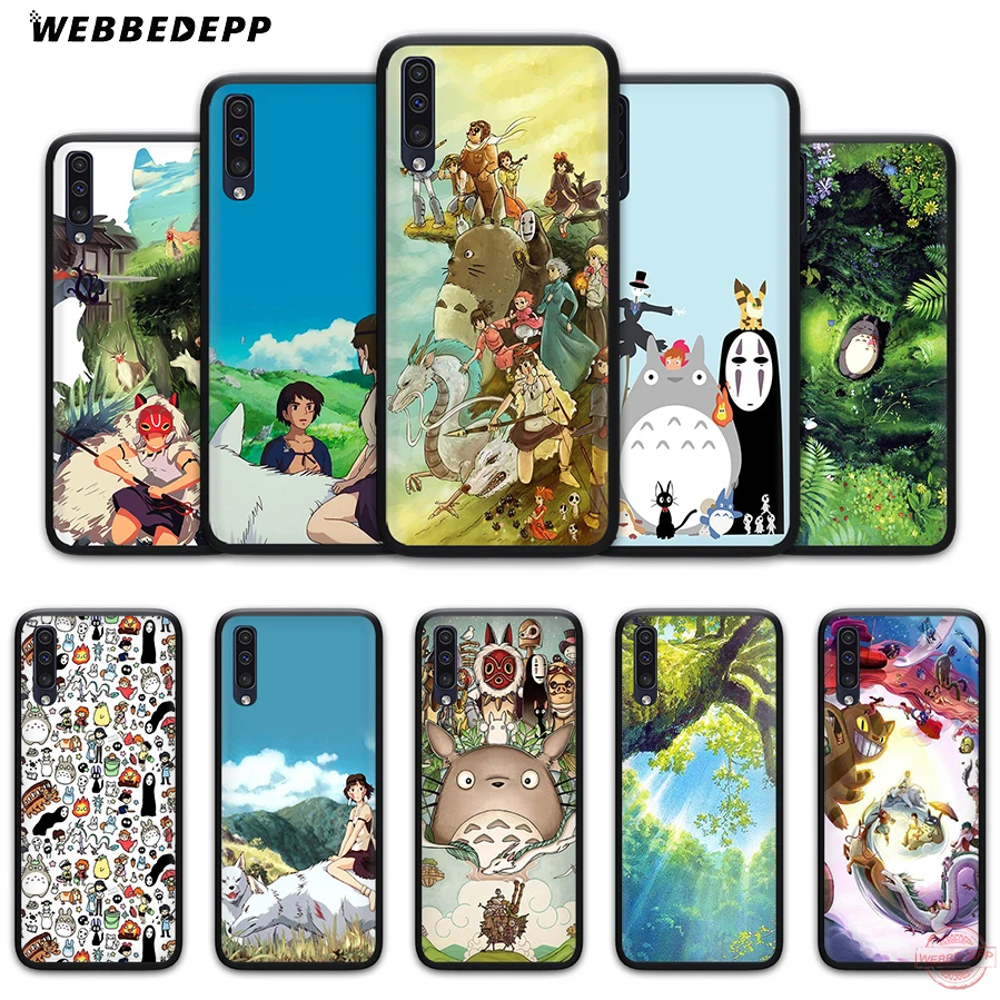 Пленка WEBBEDEPP Hayao Miyazaki мягкий чехол для телефона Samsung A50s A40s A30s A20s A10s A60 A70 M10 M20 M30 M40
