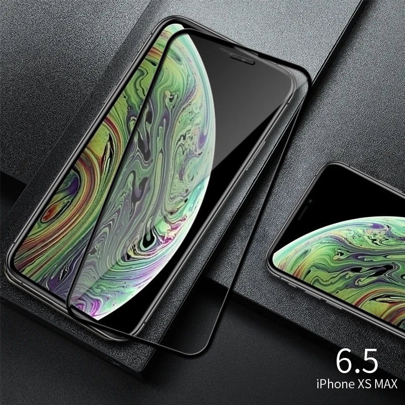 3D полное покрытие закаленное стекло для iPhone XR XS Max 7 8 Plus Защита экрана для iPhone 6 6S Plus X защитная стеклянная пленка для экрана