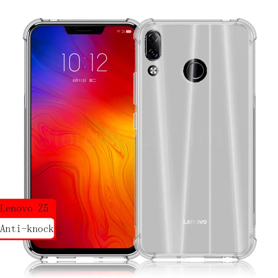 Для lenovo Z5 Z 5 L78011 6 2 дюймов Чехол противоударный чехол мягкий прозрачный TPU для