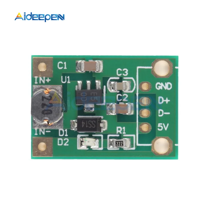 Мини DC-DC повышающий преобразователь постоянного тока Step Up модуль доска 1 V/2 V-5 в до 5 В пост 500mA 600mA/1200MA 1.2A Max для платы Arduino