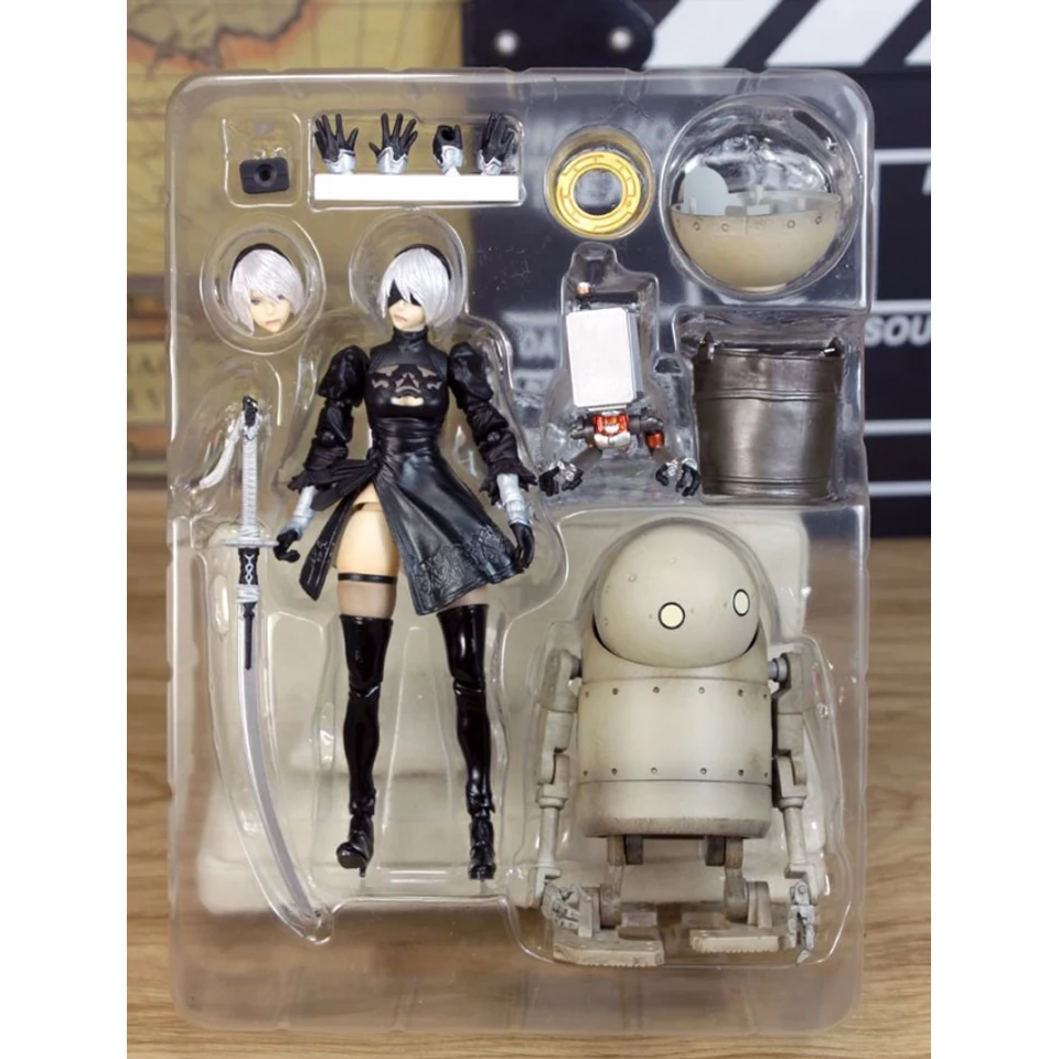Экшн фигурка Tronzo 15 см 2B Nier Automata ПВХ номер 2 Тип B механическая спасательная