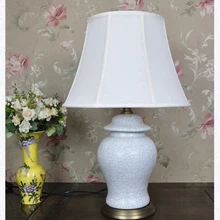 Художественная китайская фарфоровая Керамическая Настольная лампа для спальни, гостиной, свадьбы, настольная лампа Jingdezhen, Реплика, настольные лампы