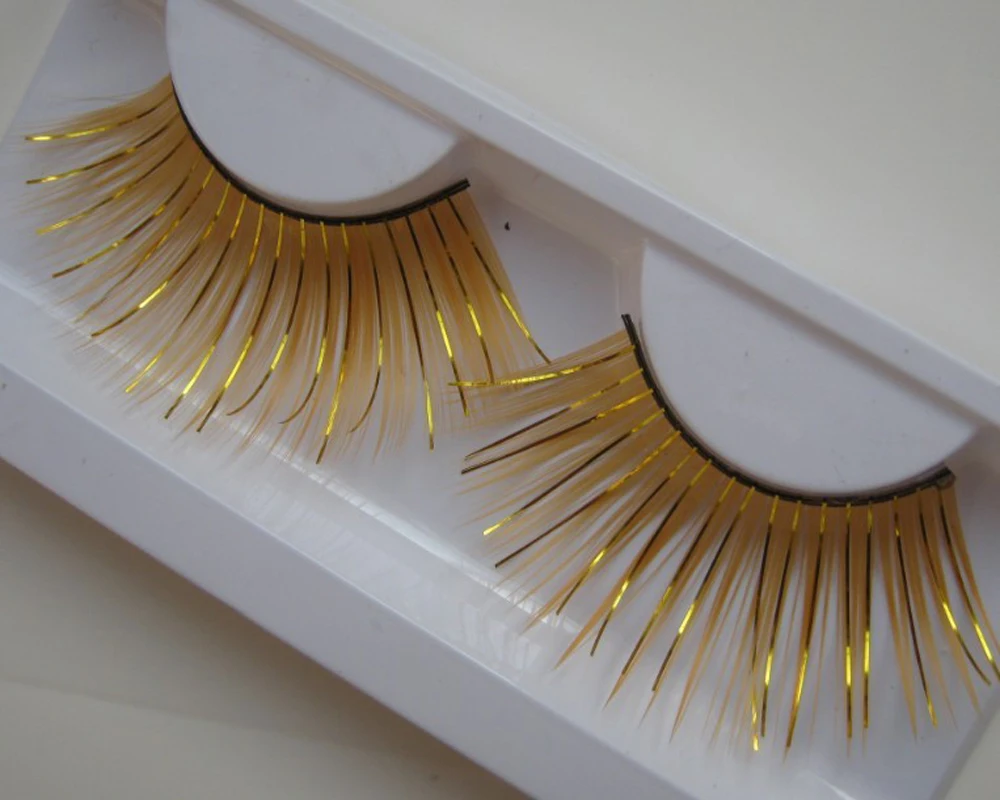 

Art Show Flash Pink Silver Blue Artistic Eyelashes Color Eyelashes