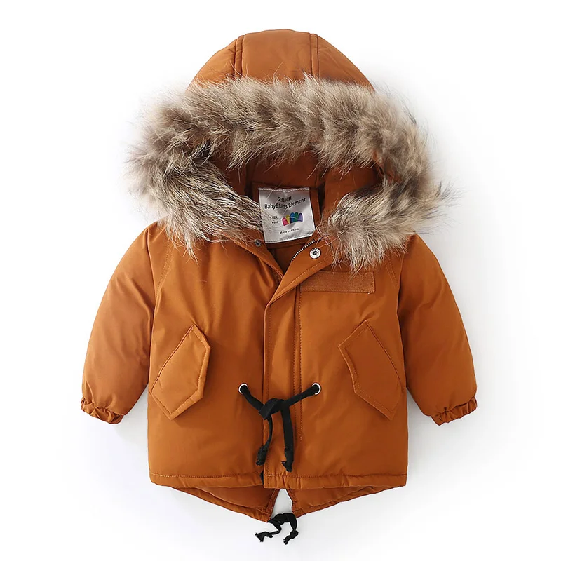 Hot Selling Newest Baby Hooded Padded Jacket New Boy's Padded Jacket for Winter 2018 Fashion Children's Clothing