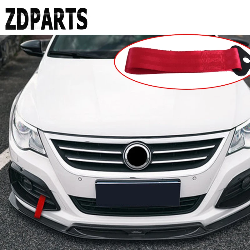 

ZDPARTS 7Color Car Trailer Rope Belt Hook Strap Nylon Tow For Opel Astra J G Insignia Vectra c Peugeot 307 206 308 407 207 3008