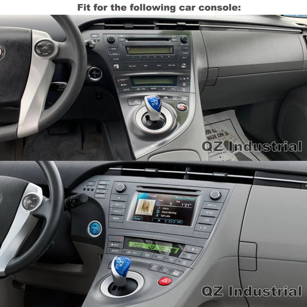 Discount QZ industrial HD 8inch Android 8.1 for Toyota Prius 2008-2014 Car DVD Player with Radio Navigation BT SWC GPS 3G 4G RDS WIFI Map 5