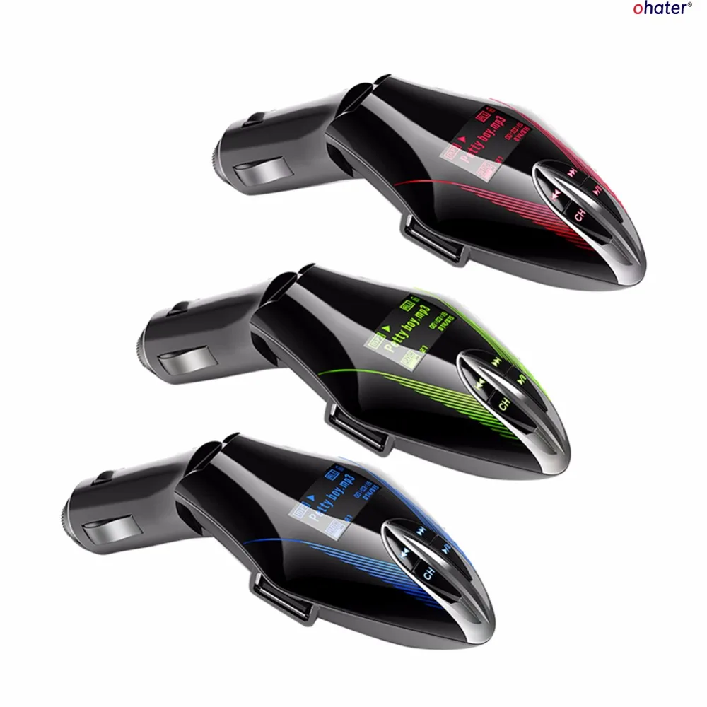 

ohater bluetooth car mp3 player fm transmitter usb charger car wireless hands free bluetooth fm transmitter