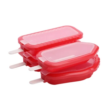 

Homemade Food Grade Silicone Ice Cream Molds Ice Moulds Freezer Ice cream Molds Maker