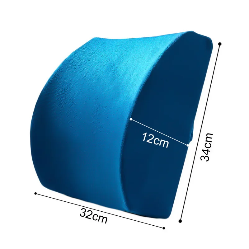 Мягкая пена с эффектом памяти Поясничный массажер для спины поясная подушка для стула подушки для сиденья автомобиля домашний офис снимает боль