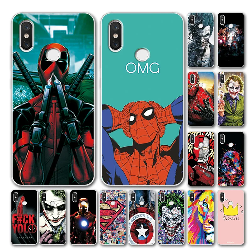 

Novelty Phone Case For Xiaomi Mi 8 Lite on Cover For Xiaomi mi8 Avengers Soft TPU Painted Case Coque For xiaomi mi8 lite Funda