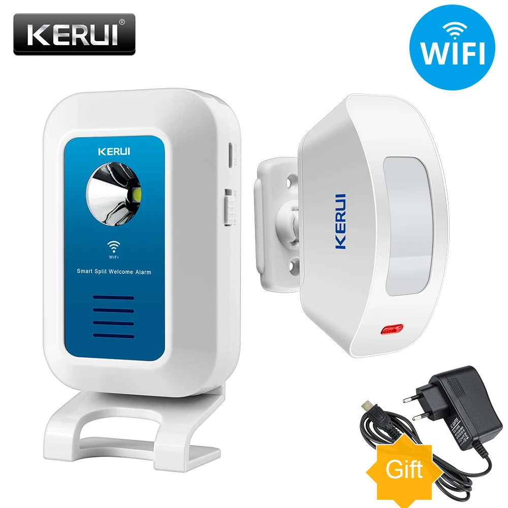 Kerui Wireless Alarm System 32 Tones Welcomedoorbellalarmnight Light Host And People Flow Statistic App Control Wifi Doorbell huismerk kopen in de aanbieding Kerui Wireless Alarm System 32 Tones Welcomedoorbellalarmnight Light Host And People Flow Statistic App Control Wifi Doorbell huismerk kopen in de aanbieding