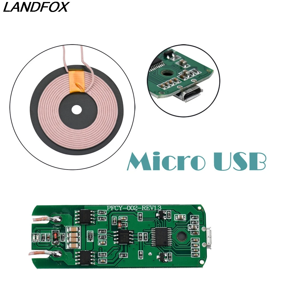 Hot sale Qi Wireless Charger PCBA Circuit Board Coil