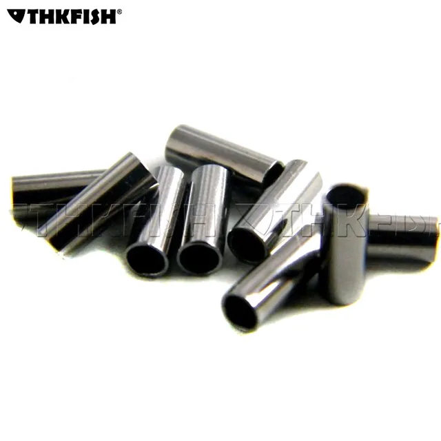500Pcs Dia 2.6mm Stainless Steel Fishing Line Crimp Sleeve Copper Tube
