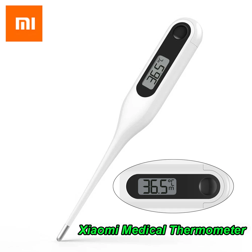 

Xiaomi Digital Medical Thermometer Miaomiaoce for Children Adults Mouth Underarm Temperature Clinical Detecting With Battery