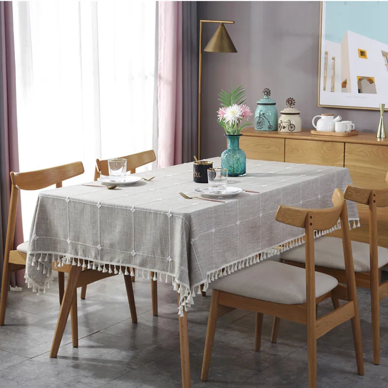 Home Kitchen Dining Table Cloth Decorative Tablecloth Rectangular Table Cloth Wedding Party Banquet Table Cover Home Decoration - Цвет: As picture