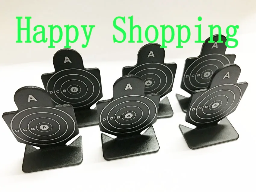 

Tactical Black Shooting Target (6pcs) 64x44x20mm for Airsoft Hunting Shooting