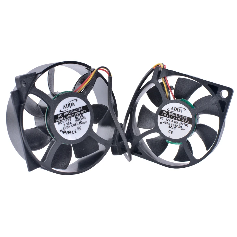 COOLING REVOLUTION AD5012UB D73 AD4512XB G73 12V 0.30A Dual Fan Brand