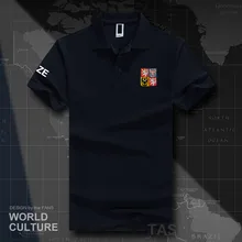 CZE/рубашки поло в чешском стиле для мужчин, короткий рукав, белые бренды, принт для страны, хлопок, Новая мода