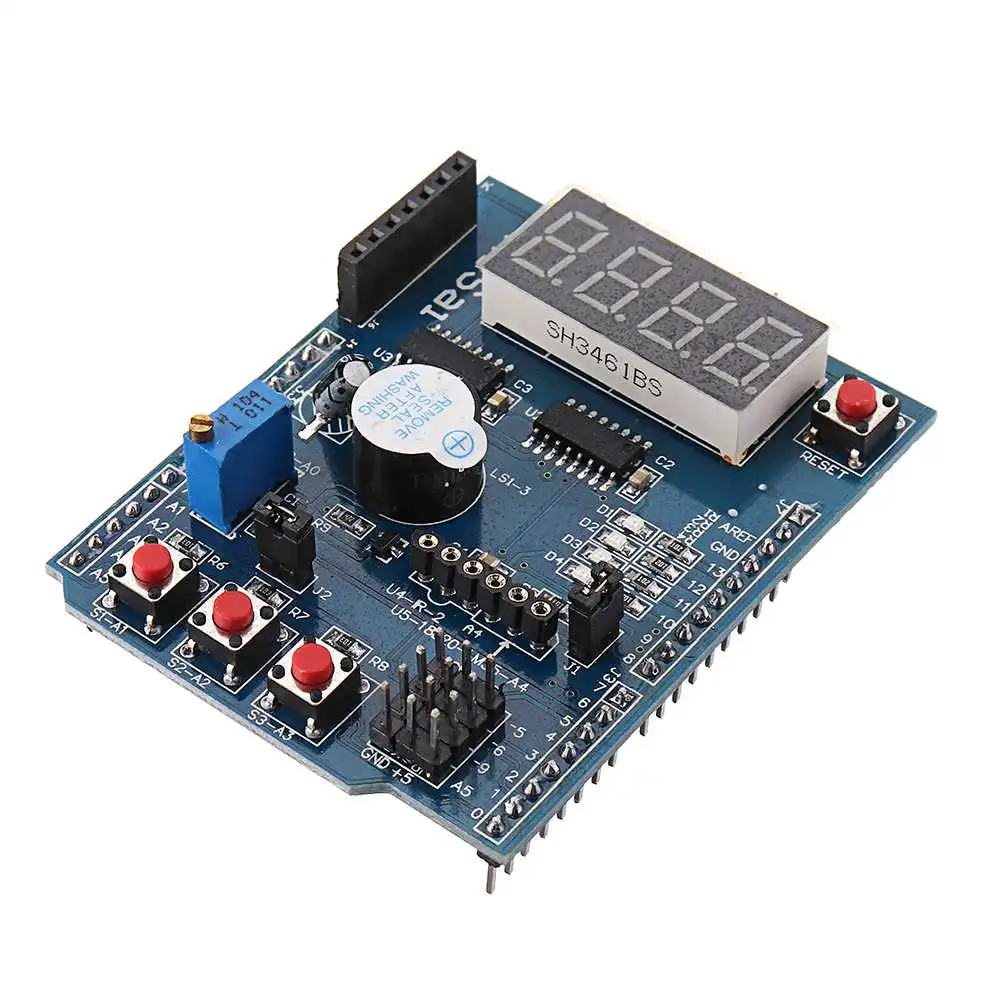 

Multi-Function Shield ProtoShield Multi-functional Expansion Board Sensor Shield Module For Arduino
