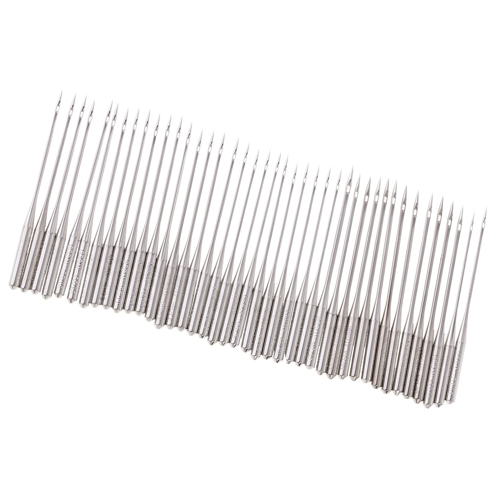 40pcs Sewing Machine Needles Home Threading Needles Size 60/8 65/9 70/10 75/11