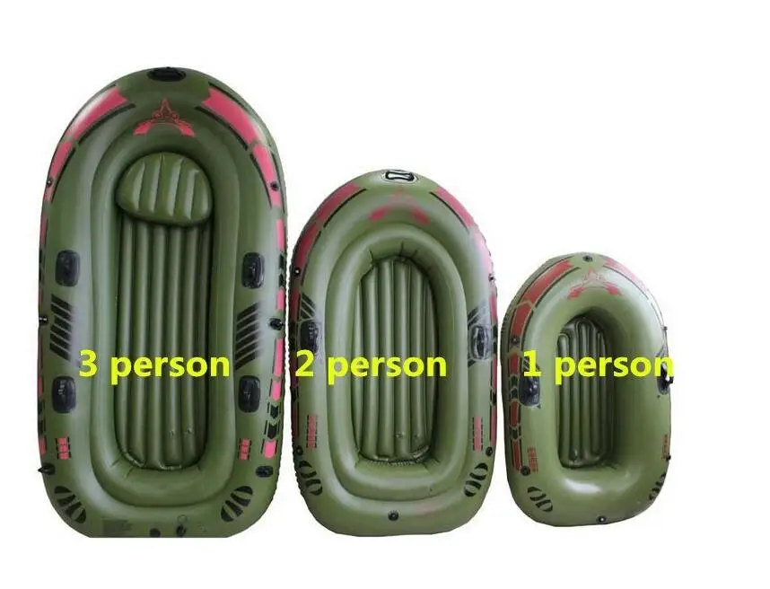 

1 Units Portable PVC Inflatable Rubber Boat Fishing Boat High Quality 190x120 cm 1 Person Fishing Boat paddle Load 120Kg