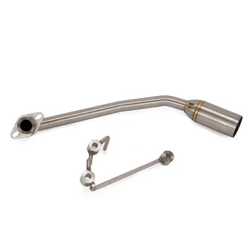 

PCX 125 150 Motorcycle Exhaust Full System Modified Moto Front Middle Link Pipe Slip On For Honda PCX125 PCX150 Without Muffler