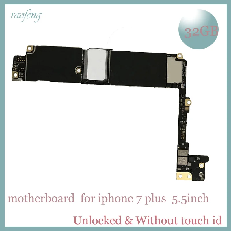 Raofeng Высокое качество без touch id 32 ГБ для iphone 7 plus материнская плата 5 дюймов