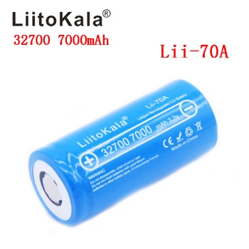 

LiitoKala Lii-70A 32700 3.2v 7000mAh lifepo4 rechargeable battery cell LiFePO4 5C discharge battery for Backup Power flashlight