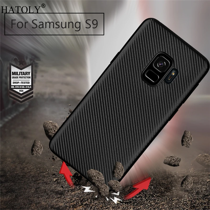 

sFor Cover Samsung Galaxy S9 Case for Samsung Galaxy S9 Soft Rubber Silicone Armor Phone Shell Bumper Phone Case for Samsung S9