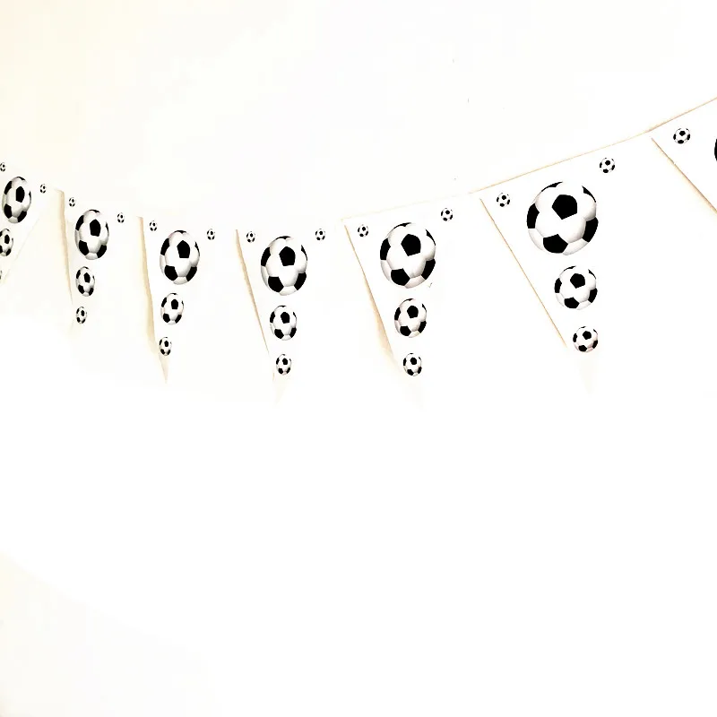 1 шт./лот, бумажные баннеры для футбола, вечерние баннеры на день рождения, вечерние баннеры для детей, вечерние украшения для футбола