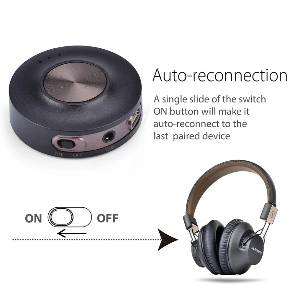 Передатчик Avantree AptX LL Bluetooth 4 2 для ТВ ПК (3 5 мм RCA компьютера USB digital audio) беспроводной