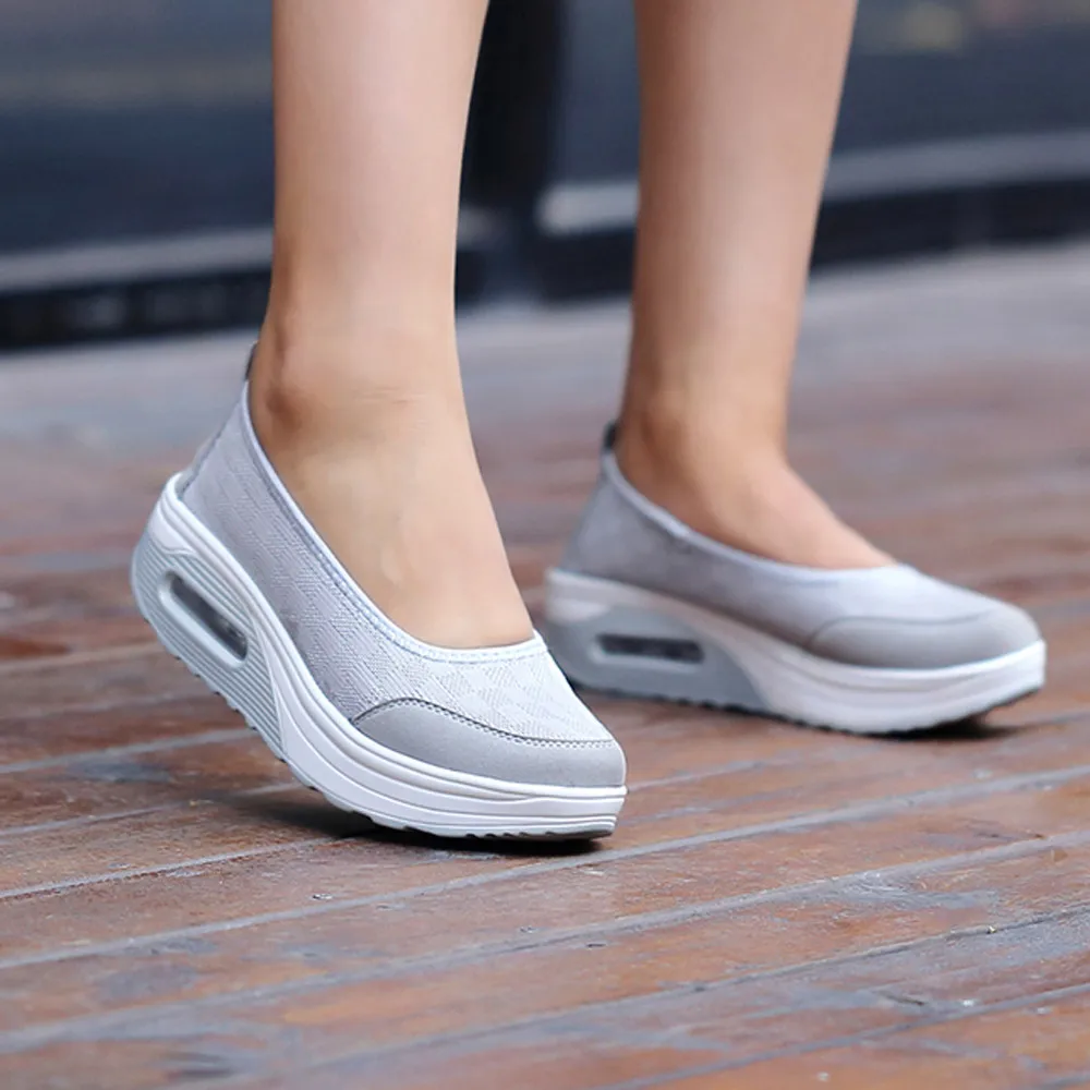 Женские кроссовки на платформе sommer schuhe damen повседневные спортивные из дышащей