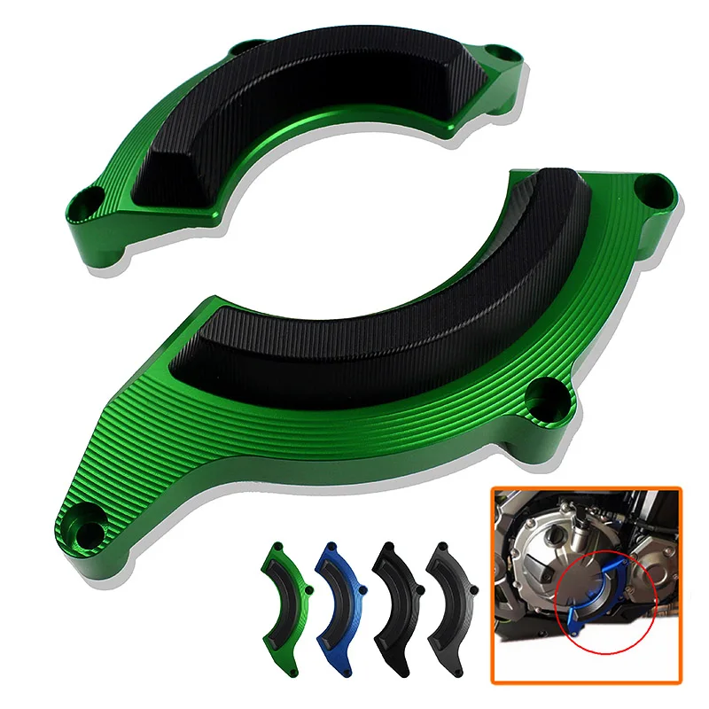 CNC Aluminum Motorcycle Z 900 Accessories Engine Stator Guard Cover Frame Slider Protector For