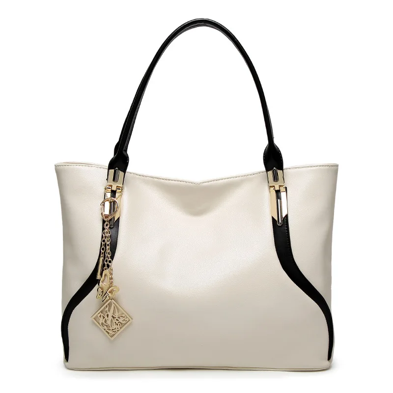 

Fashion Women Versatile Handbag Soft Offer Pu Leather Bags Zipper Messenger Bag /splice Grafting Vintage Shoulder Crossbody Bags