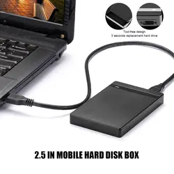 2,5 HDD корпус SATA к USB 3,0 адаптер внешний жесткий диск Корпус для SSD диск коробка-чехол на HDD HD 2,5 SSD Корпус SATA к USB