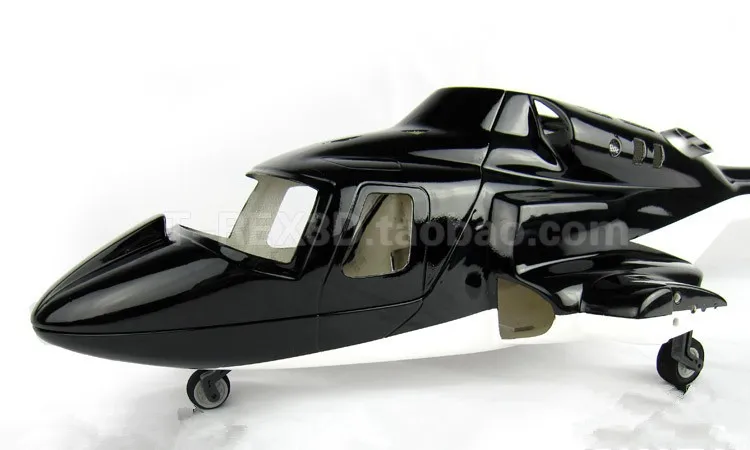 Новая версия airwolf 500 Размер airwolf весы Fuselage Bell 222 TREX 500E вертолет с втягивающимися и металлическими шасси P2