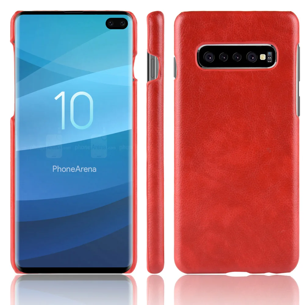 Ретро Кожаный чехол для samsung Galaxy S10 Plus чехол для samsung Galaxy Note 10 S9 Plus A50 A40 A30 A20 A10s личи шаблон чехол