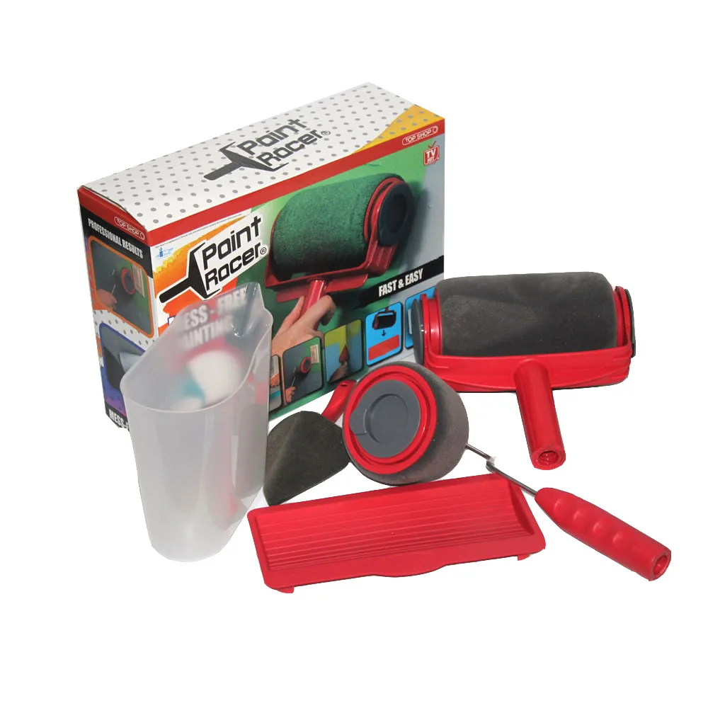 5pcs New arrival Seamless Paint Runner Pro Roller Brush Tool Flocked Edger Office Wall Painting