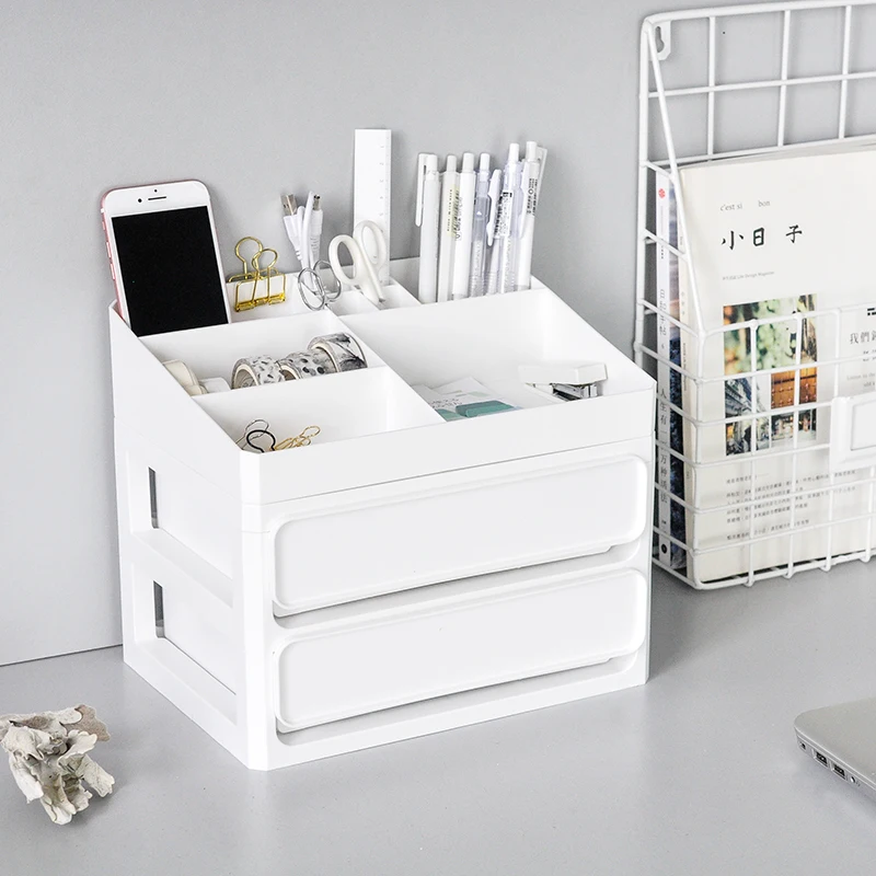  A1 Simple drawer storage box bedroom desktop cosmetics storage rack Dressing table multilayer finis