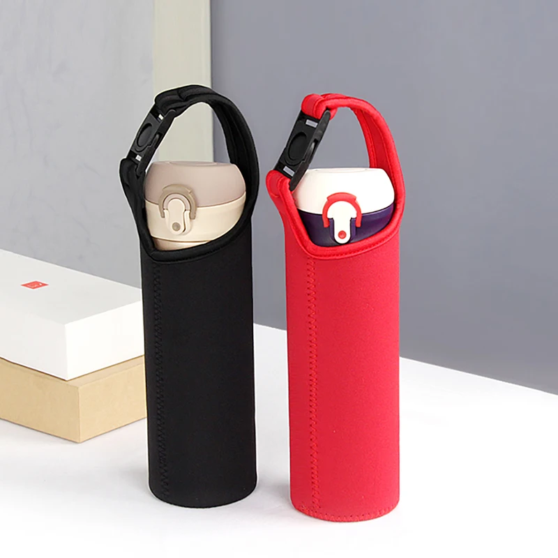 Solid Color Thermos Cup Bag Water Bottles anti scalding Bottle Bags Glass Cover Sleeve Carrier