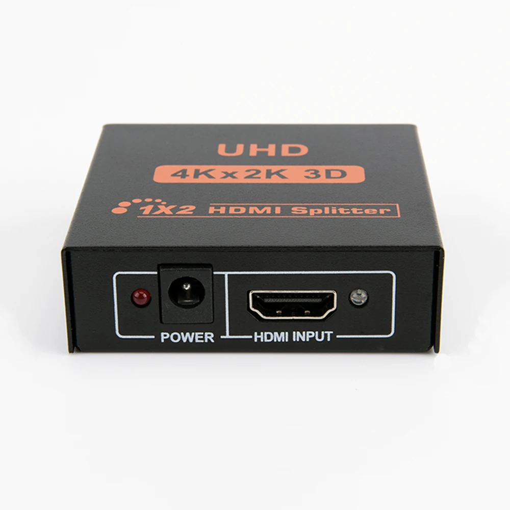 UHD 4 K HDMI сплиттер дистрибьютор 1X2 HDMI 1 Вход 2 Выход концентратор ретранслятор 3D UHD 1080 p 4 K x 2 K видео для HDTV DVD