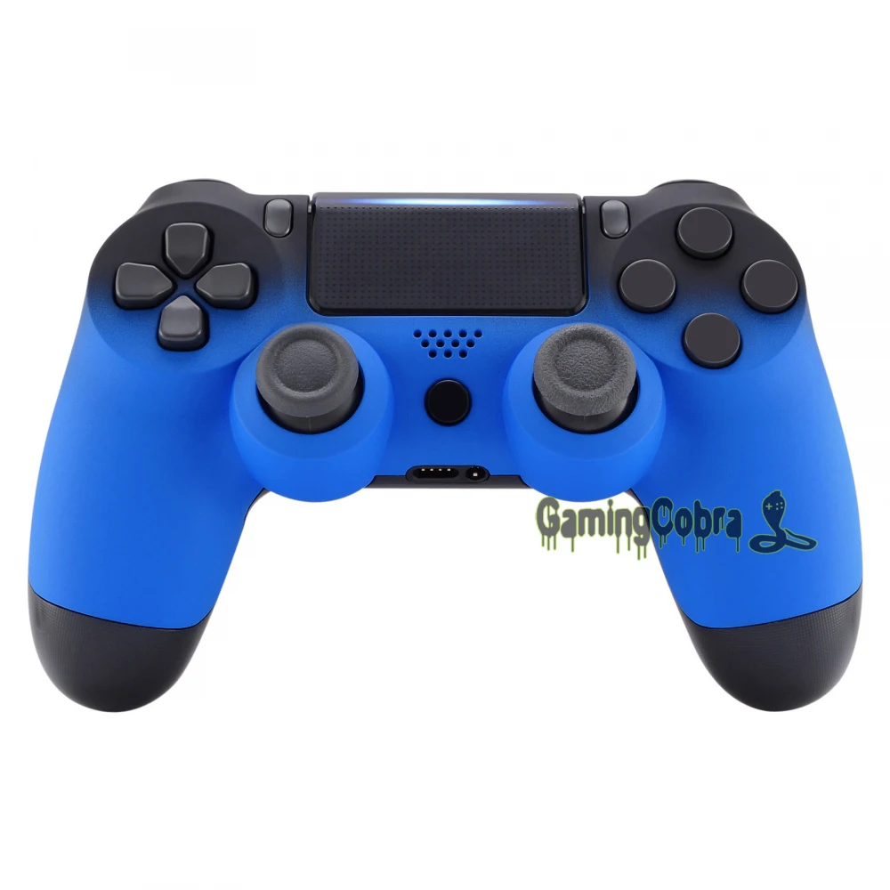 

Shadow Soft Touch Blue Front Housing Shell Faceplate for PS4 Slim / for PS4 Pro Controller (JDM-040 JDM-050 JDM-055) - SP4FX11