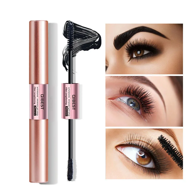 Women Eyelash Extension 4D Mascara Double end Waterproof Fiber