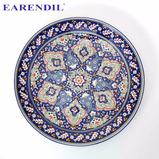 earendil 1 stck exotische blau blumen teller elegante muster keramik geschirr muster geschirr kuchen platte - Geschirr Muster earendil 1 stck exotische blau blumen teller elegante muster keramik geschirr muster geschirr kuchen platte - Geschirr Muster