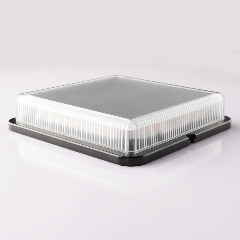 Lâmpada ao ar Livre à Prova Água da Escada Decoração do Jardim Pces Solar Dwaterproof Projector Parede Embutida Iluminação Ip68 Selante Calafeto Deck Luz 8 Led 13 Cheap Lâmpadas solares