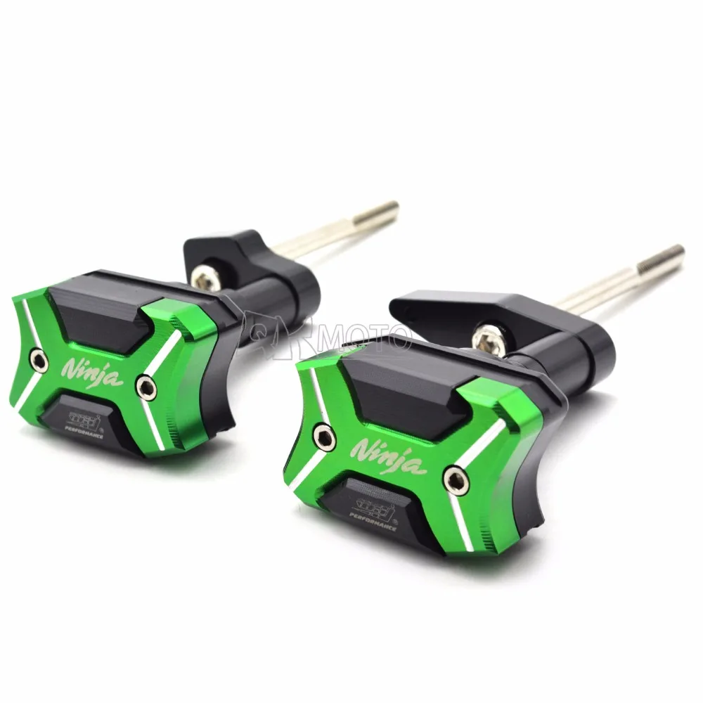 

Motorcycle cnc Left and Right Frame Slider Anti Crash Pads Engine Case Sliders Protector For Kawasaki ER-6N 2012-2016